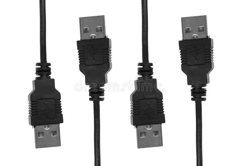 USB Cable cords stock photo. Image of computer, closeup 13503722