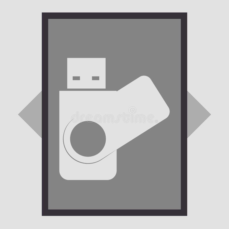 USB digital design royalty free illustration