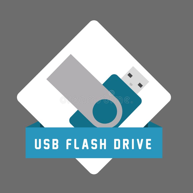 USB digital design stock illustration