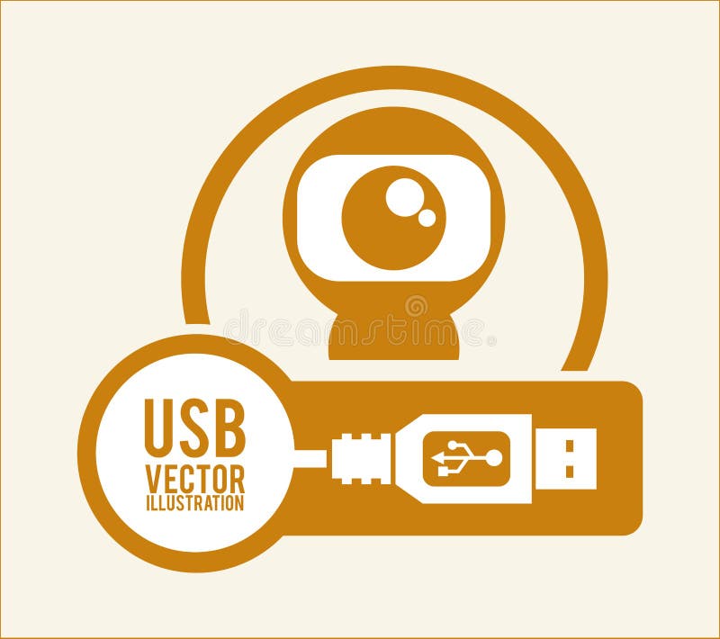 USB digital design vector illustration