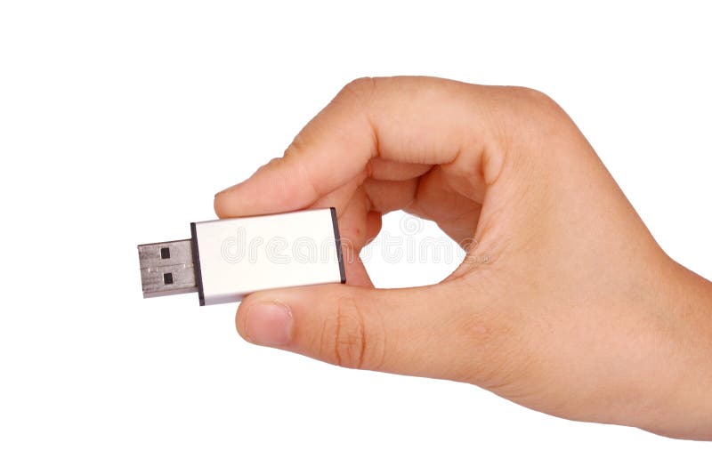 Usb flash in hand