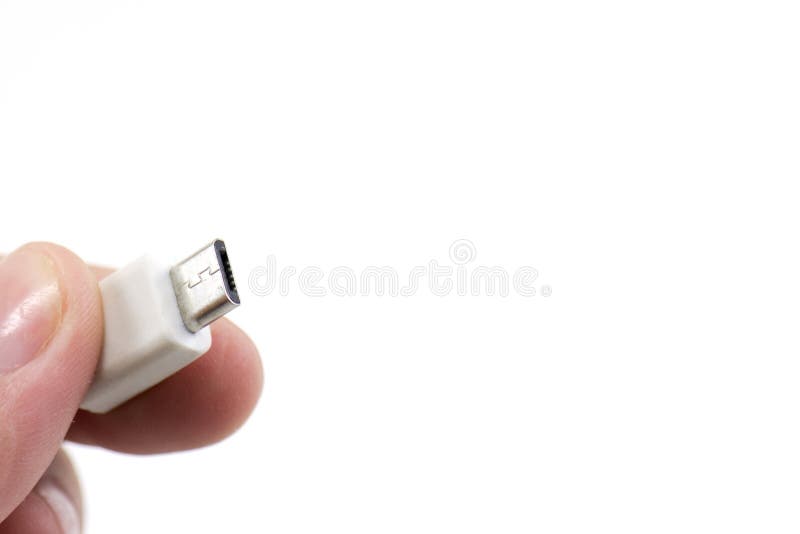 USB-Port an Hand stockbilder USB-Port an Hand stockbilder