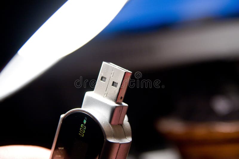 Usb Stick And Mp3 Player And Bulb Picture. Image 4440396