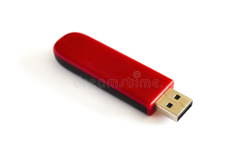 USB-stok op witte achtergrond stock foto USB-stok op witte achtergrond stock foto