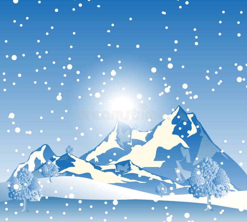 Landscape background with snowy snow mountain. Landscape background with snowy snow mountain.