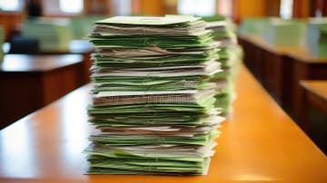 Uscis Green Card Application Illustration Process Forms Stock