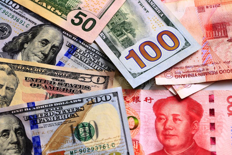 USD vs RMB stock photo. Image of trade, currency, american 225182796