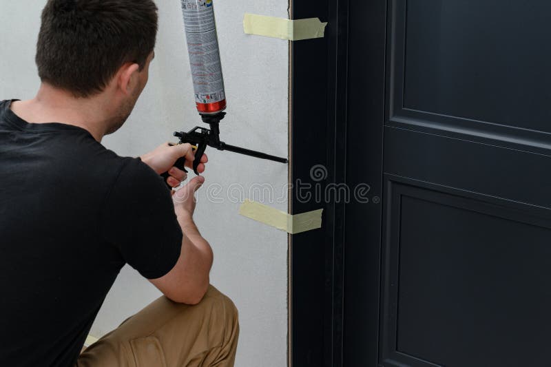 The Use of Mounting Foam with a Spray Gun in Construction Works