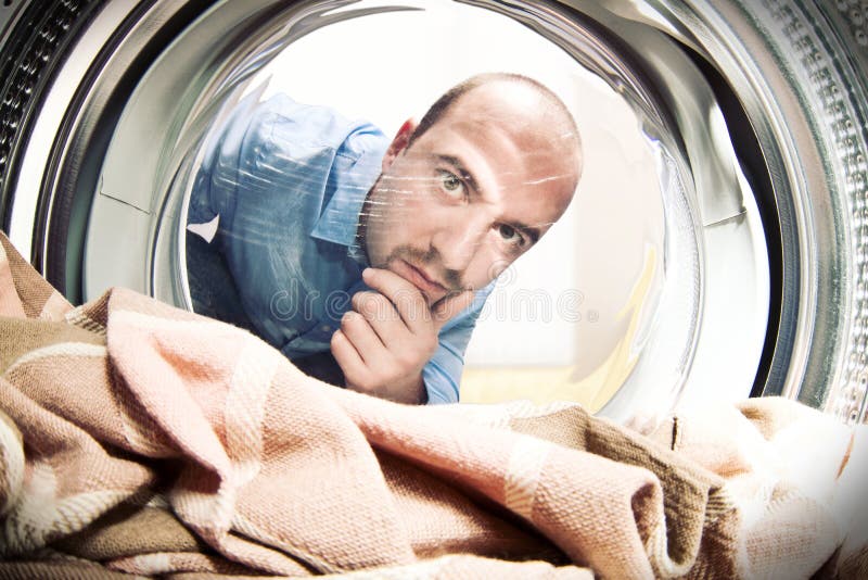 Use my washing machine royalty free stock photo