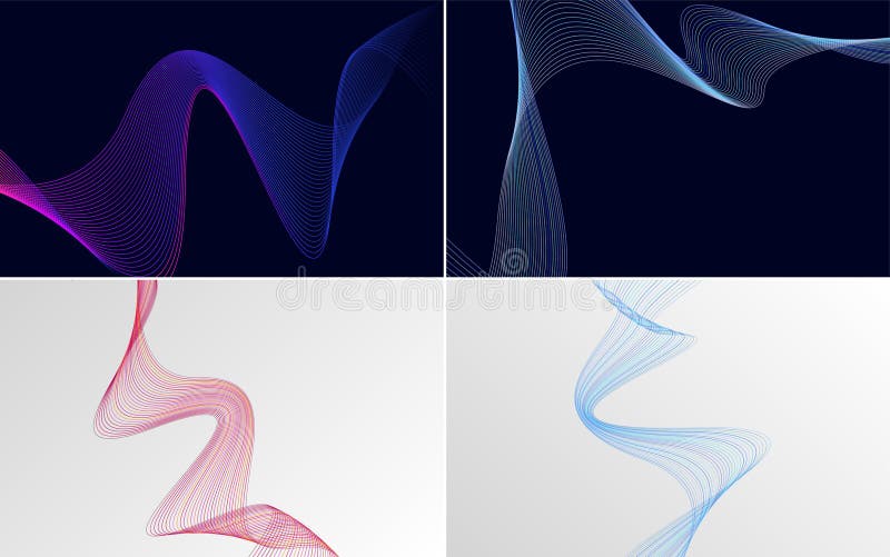 Use these Vector Backgrounds To Add Depth To Your Design Stock Vector