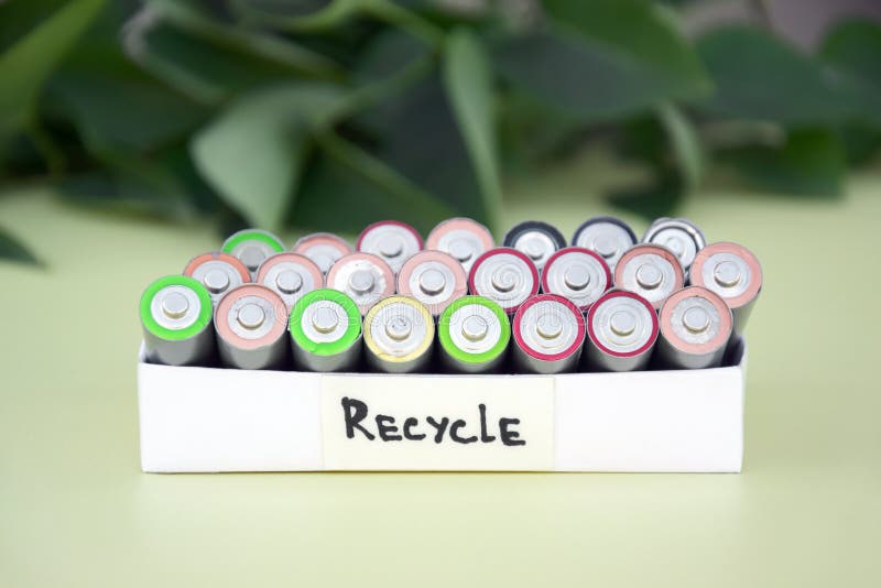 Used AA Batteries and Proper Disposal of Environmentally and Soil Toxic