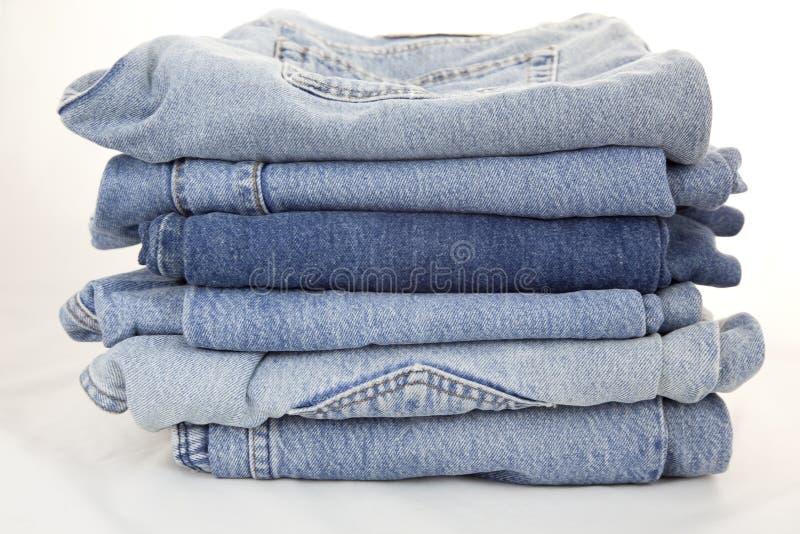 Used Blue Jeans stock image. Image of jeans, apparel 121974987