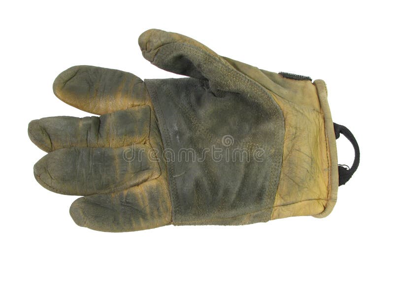 Used leather work glove stock image. Image of used, glove 1861129