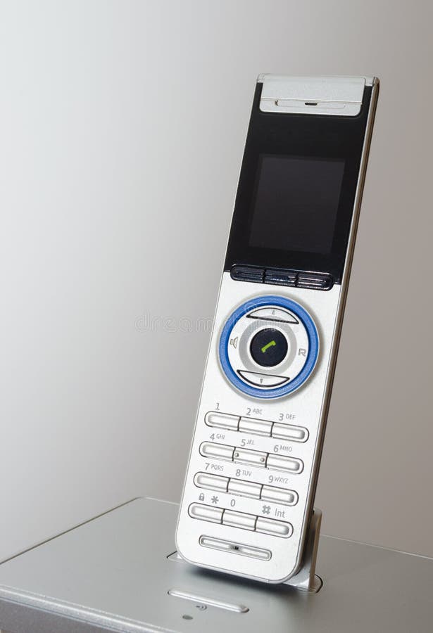 Modern landline phone stock image. Image of selective 30082911