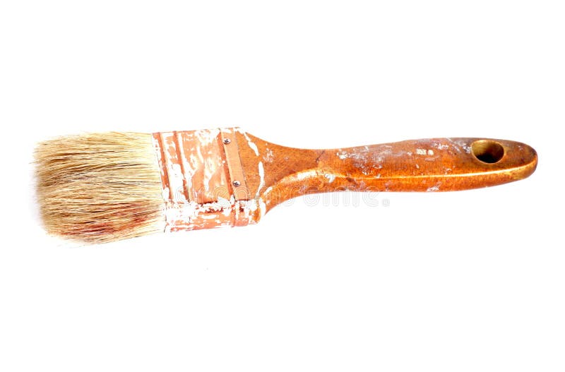 Used old paint brushes stock image. Image of house, drop 30495683