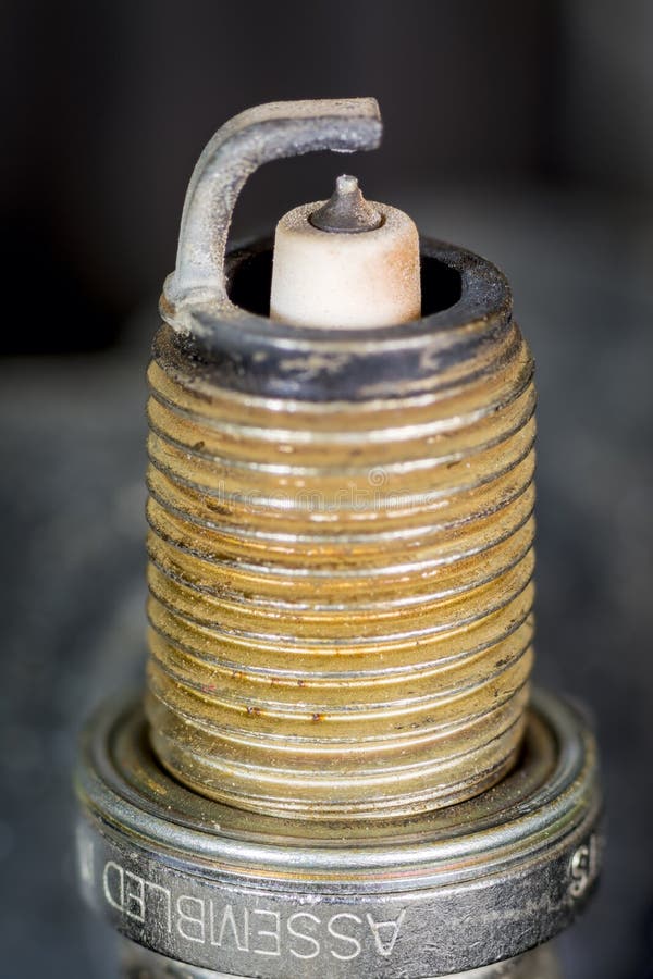 Used Spark Plug with Signs of Wear Stock Image Image of maintenance