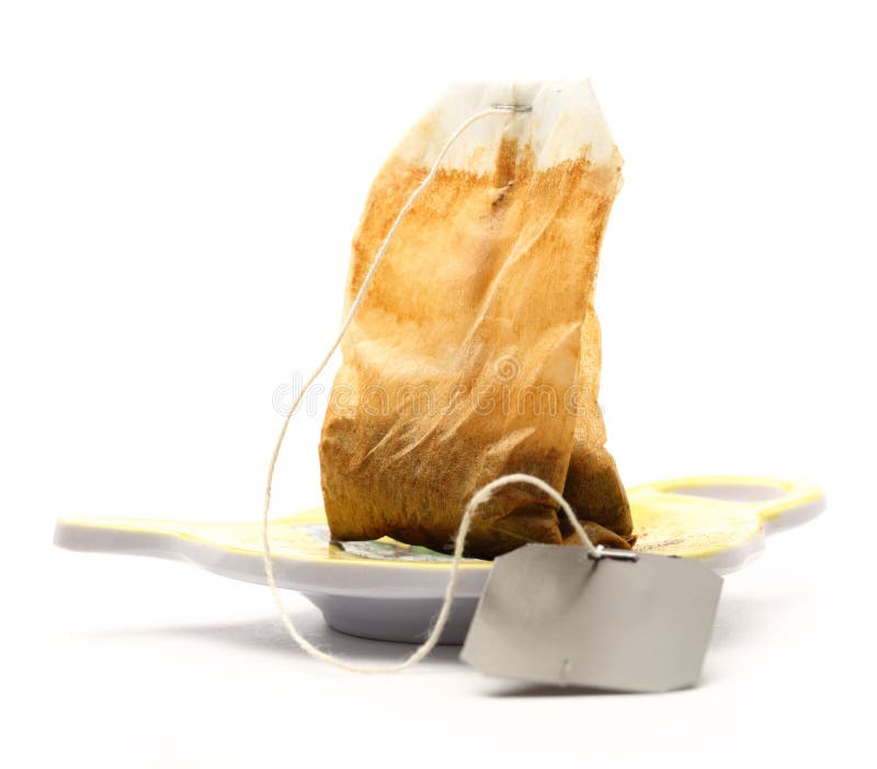 Used tea bag stock image. Image of teatime, teabag, drink 34799005