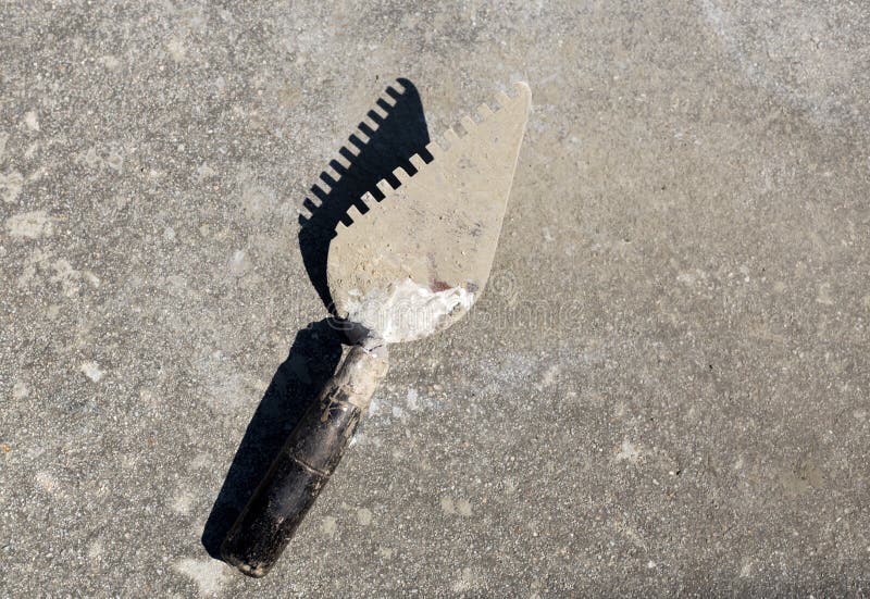 Used Construction Trowel Isolated Stock Image Image of instrument, lute 89937917