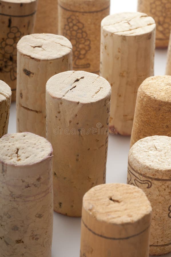 Used wine corks stock photo. Image of brown, merlot, natural 21266936