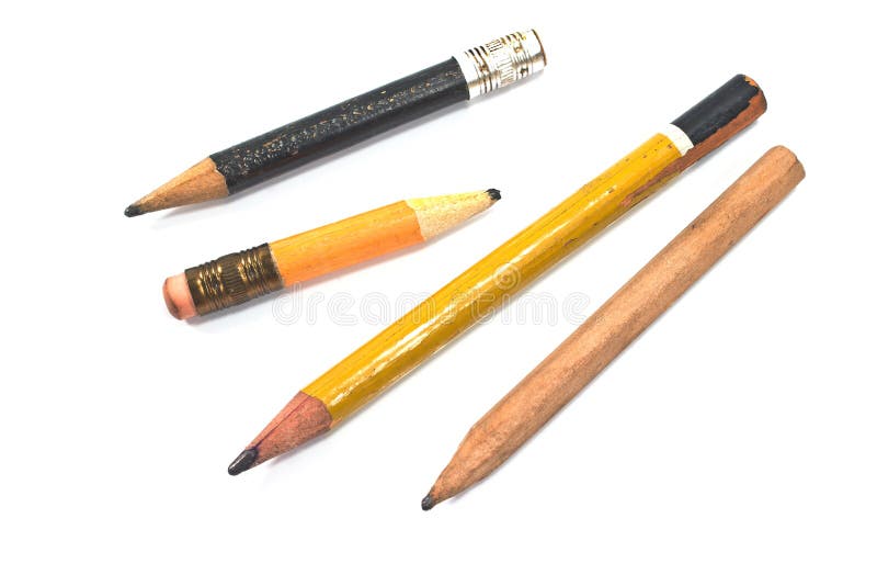 Used wooden pencil