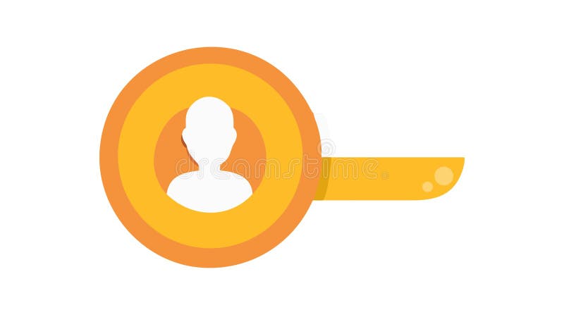 User Account Access Key Icon, for Login and Authentication, vector design Generative AI vector illustration