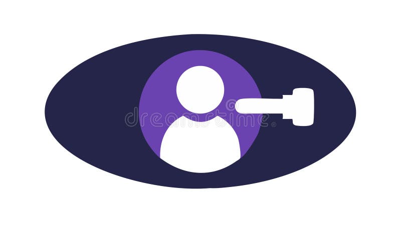 User Account Security Lock Icon, for Login and Protection, vector design Generative AI royalty free illustration
