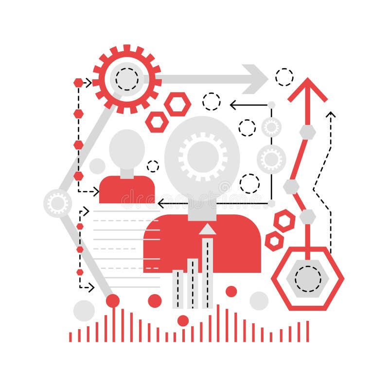 User account settings vector illustration