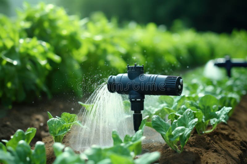 friendly Automatic Garden Watering System Sunset. Generate Ai ... Circuit Diagram