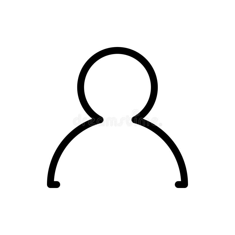 Boy Icon, Avatar Symbol Isolated on White Stock Vector 