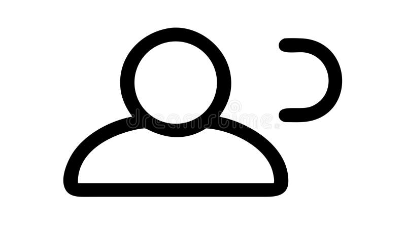 User logout icon vector for account sign out or exit session, vector design Generative AI stock illustration