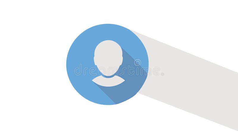 User profile icon, representing person or account, vector design Generative AI vector illustration