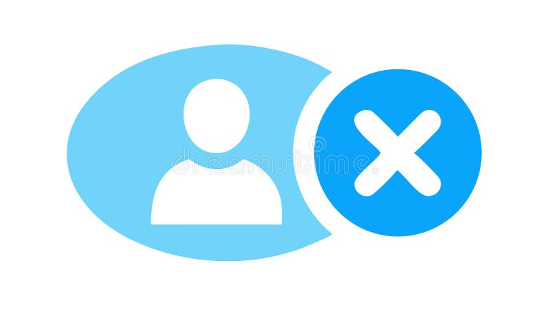 User Remove Icon: Profile Deletion Account Deactivation, vector design Generative AI vector illustration