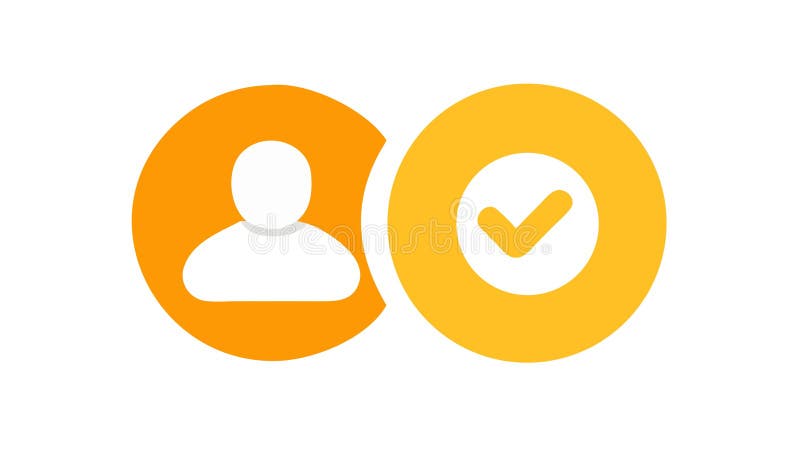 User Verified Icon: Profile Confirmation Account Status, vector design Generative AI vector illustration