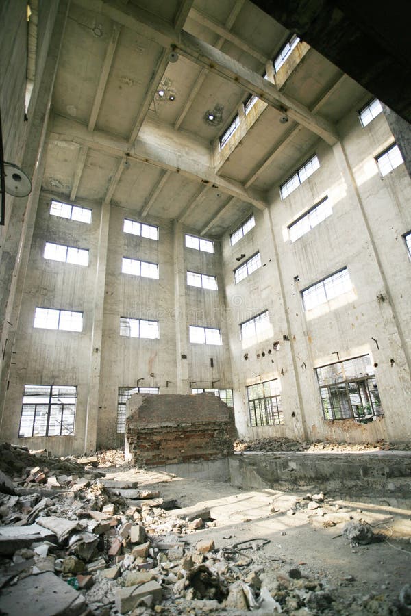 Usine abandonnée images libres de droits Usine abandonnée images libres de droits