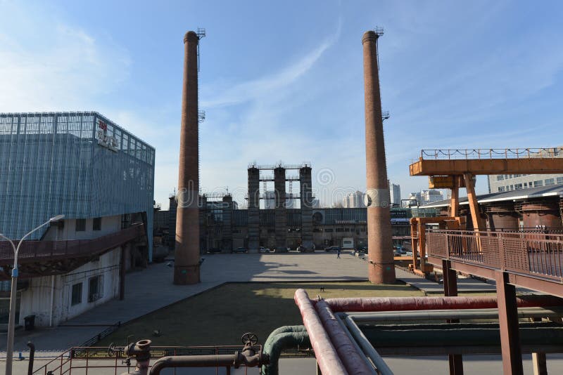 Usine abandonnée images libres de droits Usine abandonnée images libres de droits