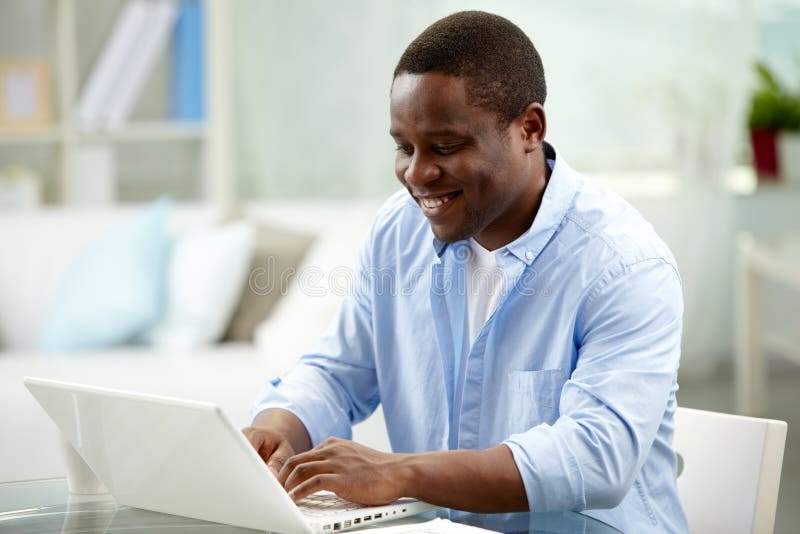 Using laptop stock photos