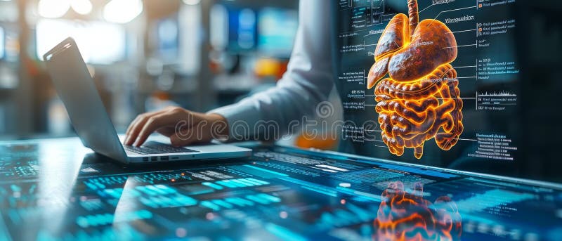 Using a laptop computer and calculator to calculate online tax return forms for a woman. Image shows accounting financial research, government taxes, and calculation tax returns. AI generated