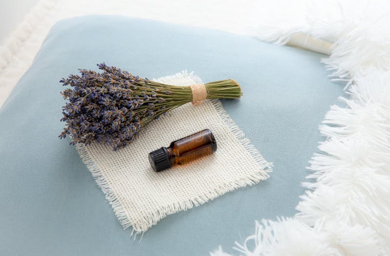 Using lavender flower essential oil for better good night sleep.