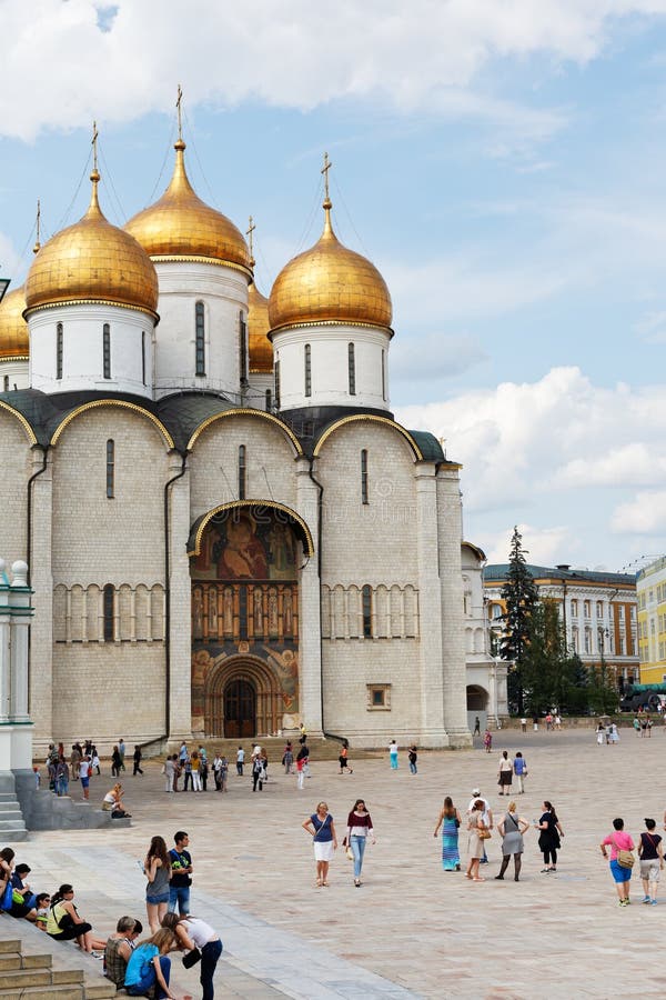 Uspensky sobor i MoskvaKreml royaltyfri fotografi Uspensky sobor i MoskvaKreml royaltyfri fotografi