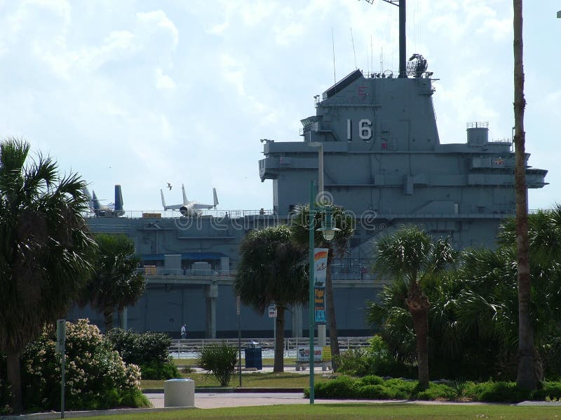 USS Lexington, Corpus Christi, TX Image éditorial Image