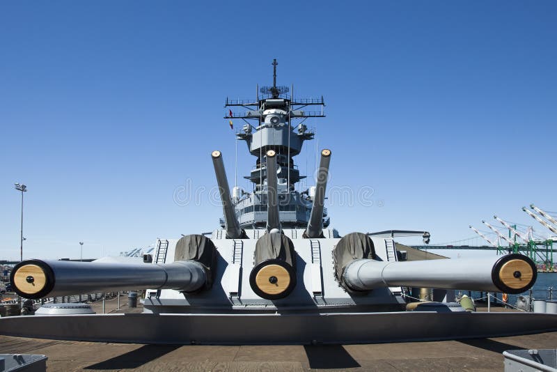 USS Iowa Museum Ship stock image USS Iowa Museum Ship stock image