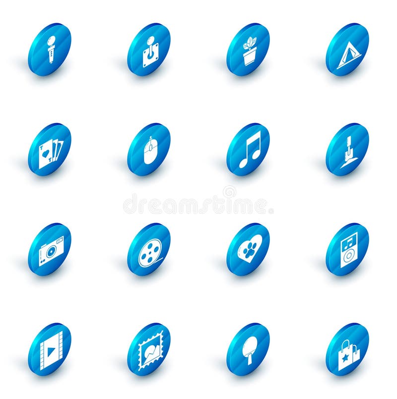 Ustaw joystik dla maszyny arcade kwiaty pot namiot turystyczny karta gry z symbolem serca fotografia komputer mysz ilustracji