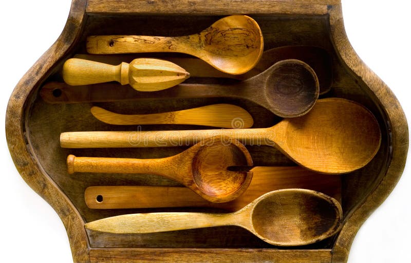 ustensiles de cuisine en bois images stock ustensiles de cuisine en bois images stock