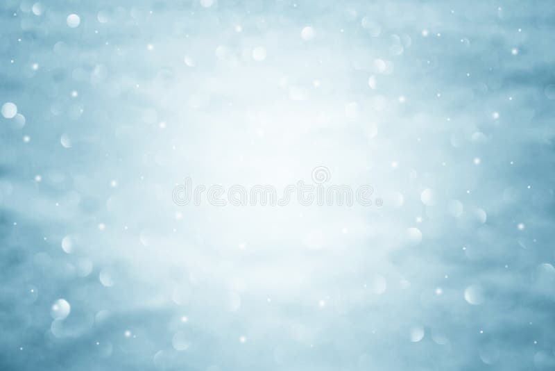 Ut ur bokeh för snö för blått för fokusabstrakt begrepp suddig royaltyfria foton Ut ur bokeh för snö för blått för fokusabstrakt begrepp suddig royaltyfria foton
