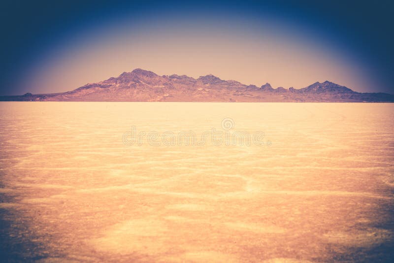 Utah Salt Flats Landscape royalty free stock image