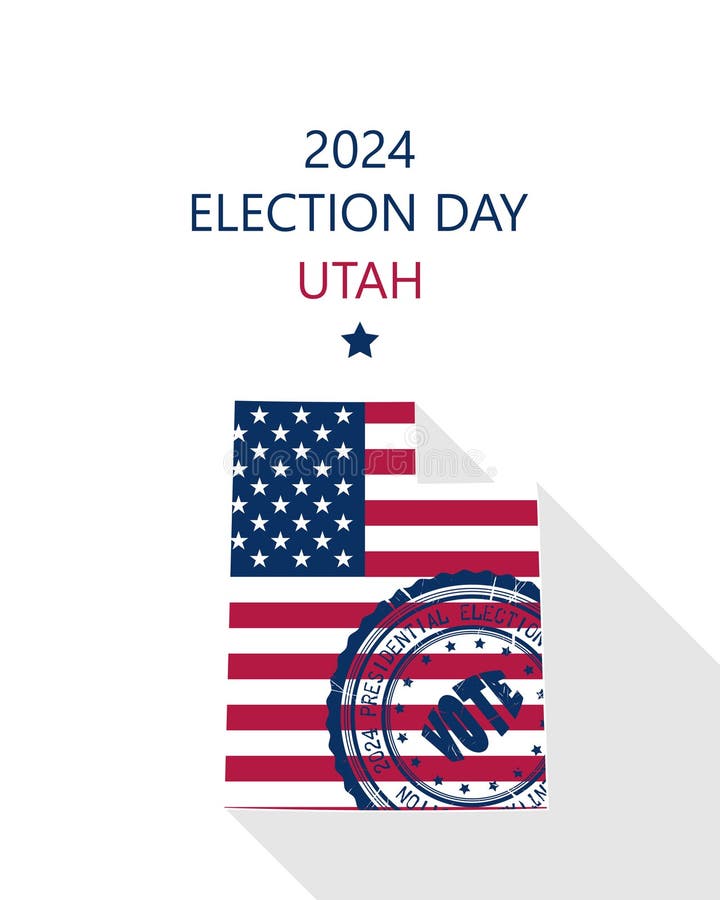 2024 Utah vote card stock vector. Illustration of democracy 276922275