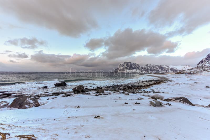 Utakleiv Beach Lofoten Islands Norway Stock Image Image Of Nature