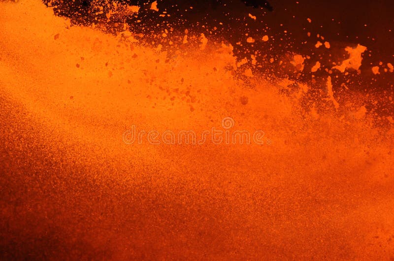 Boiling of metal in the metallurgical furnace. Boiling of metal in the metallurgical furnace