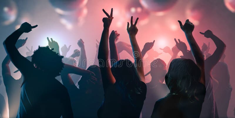 Uteliv och diskobegrepp Ungdomardansar i klubba