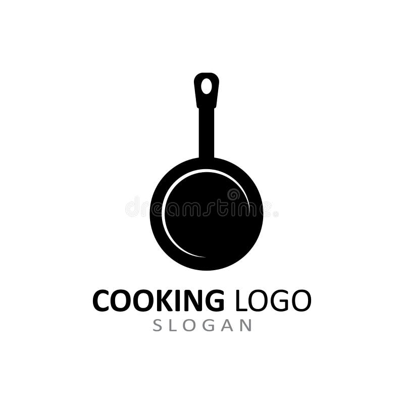 Utensils Logo for Cooking with Concept Vector Template Stock Vector